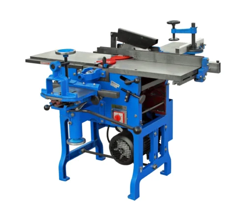 Woodworking machine for precise cutting and shaping of wood