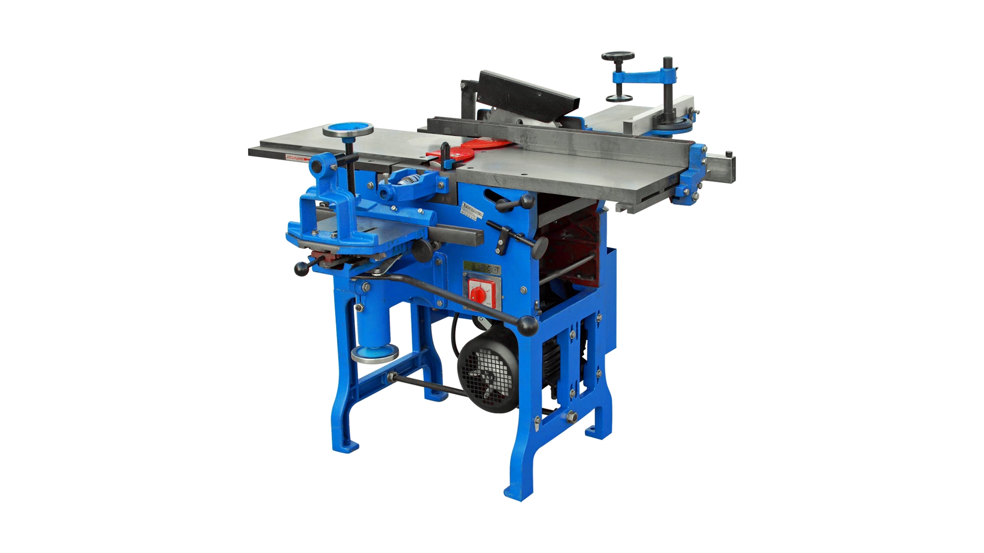 Woodworking machine for precise cutting and shaping of wood